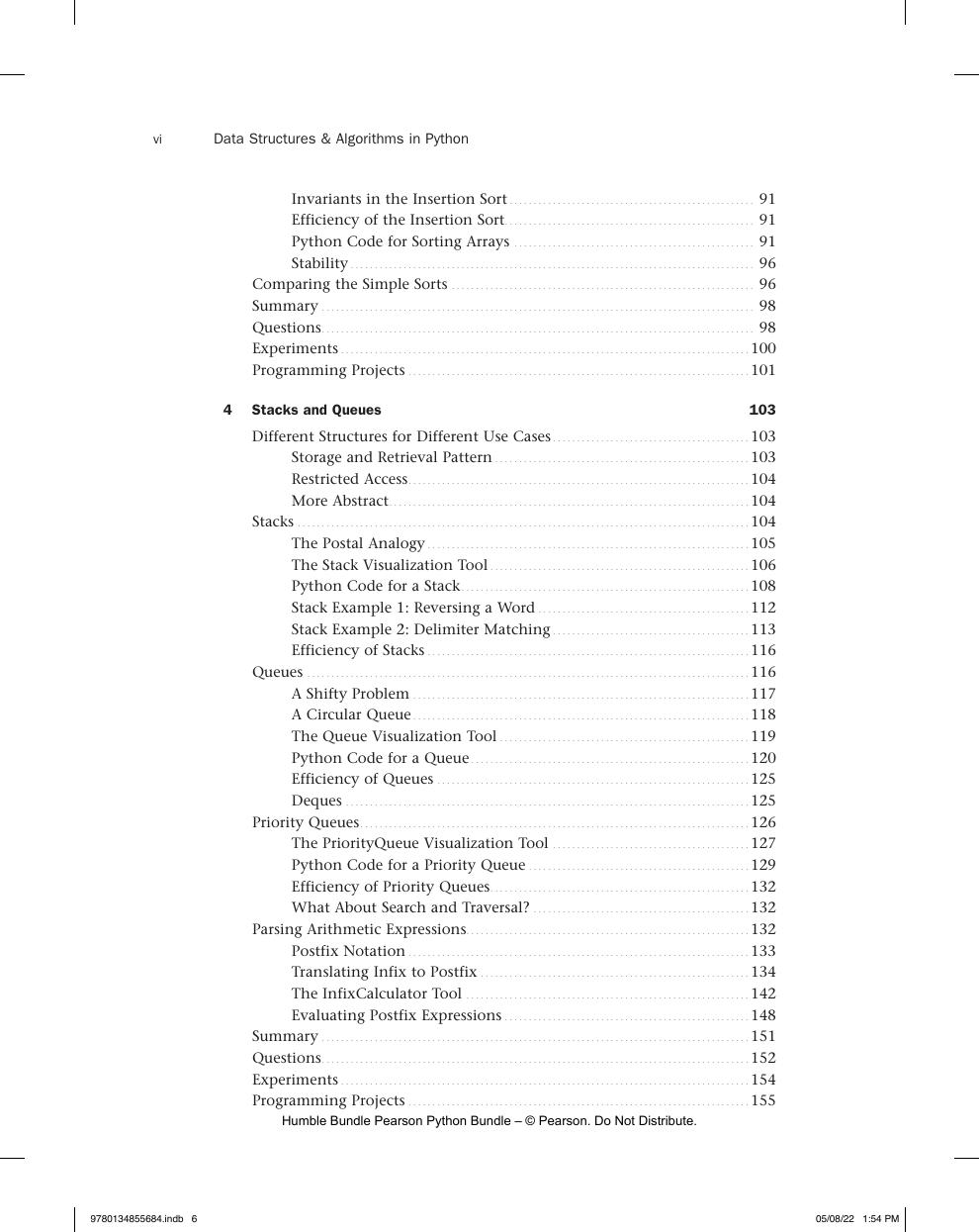Preview page 7 of Data Structures & Algorithms in Python 1st Edition By Robert Lafore, Alan Broder, John Canning