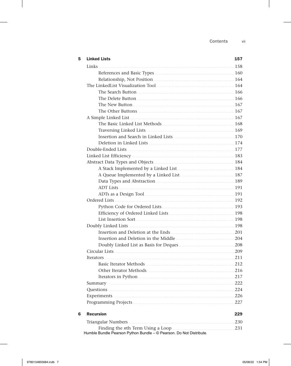 Preview page 8 of Data Structures & Algorithms in Python 1st Edition By Robert Lafore, Alan Broder, John Canning