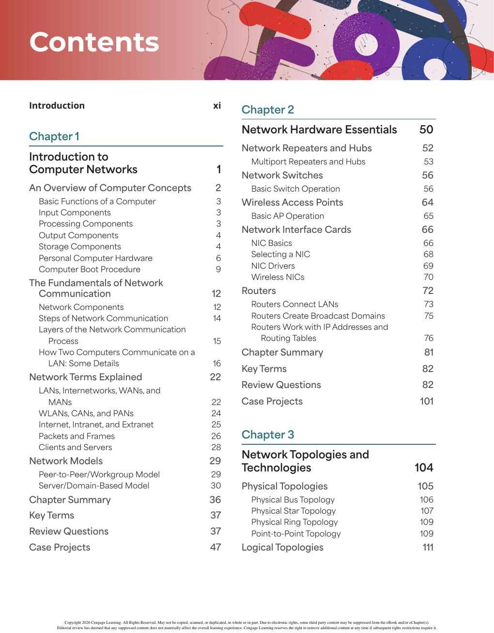 Preview page 6 of Guide to Networking Essentials 9th Edition By Greg Tomsho