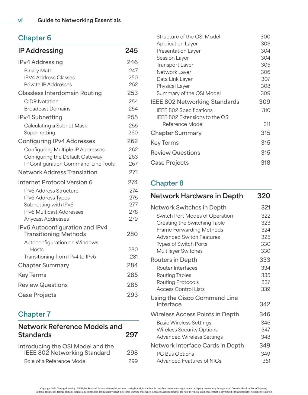 Preview page 8 of Guide to Networking Essentials 9th Edition By Greg Tomsho