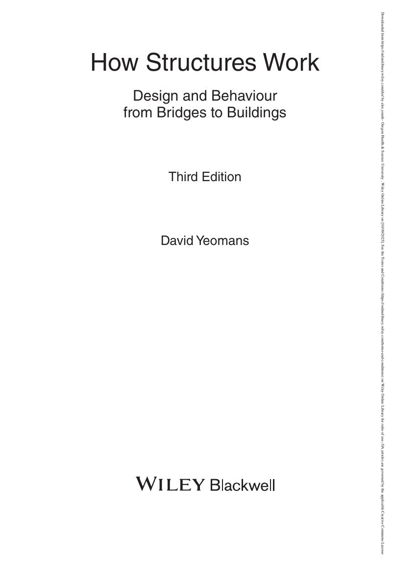 Preview page 3 of How Structures Work Design and Behaviour from Bridges to Buildings 3rd Edition By David Yeomans
