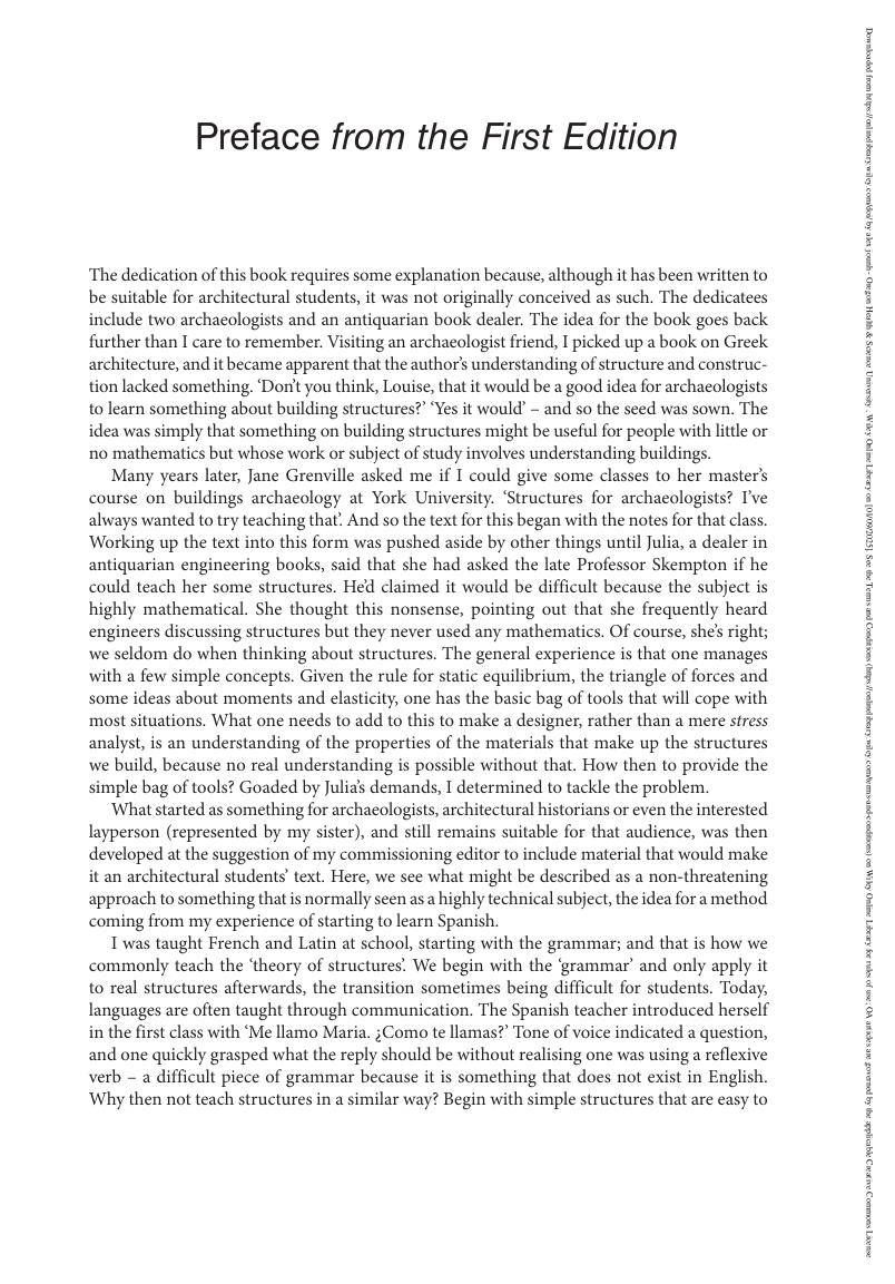 Preview page 9 of How Structures Work Design and Behaviour from Bridges to Buildings 3rd Edition By David Yeomans