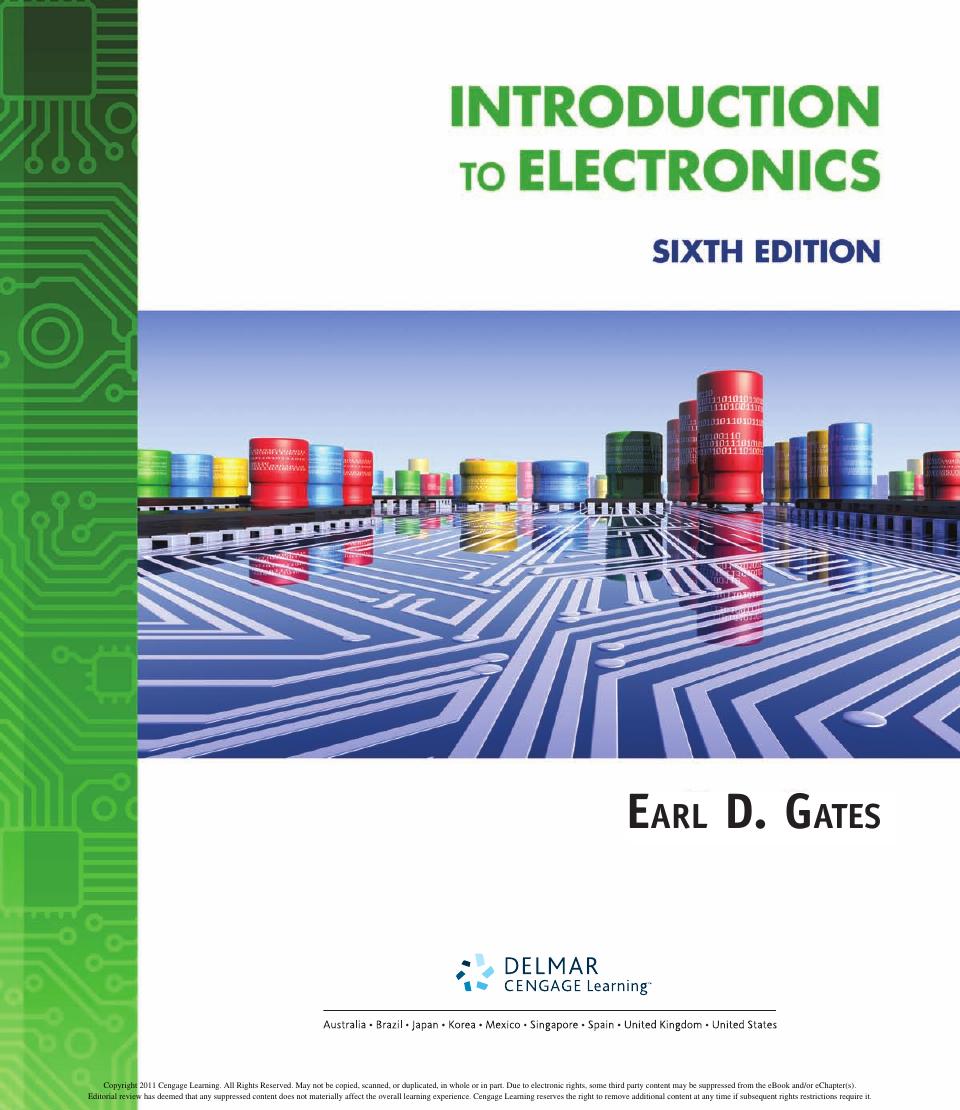 Preview page 2 of Introduction to Electronics 6th Edition By Earl Gates