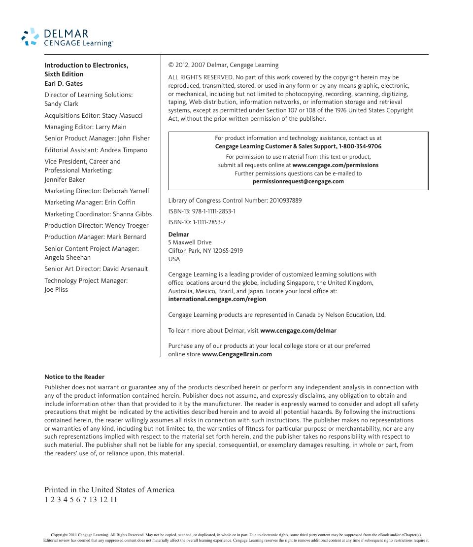 Preview page 4 of Introduction to Electronics 6th Edition By Earl Gates