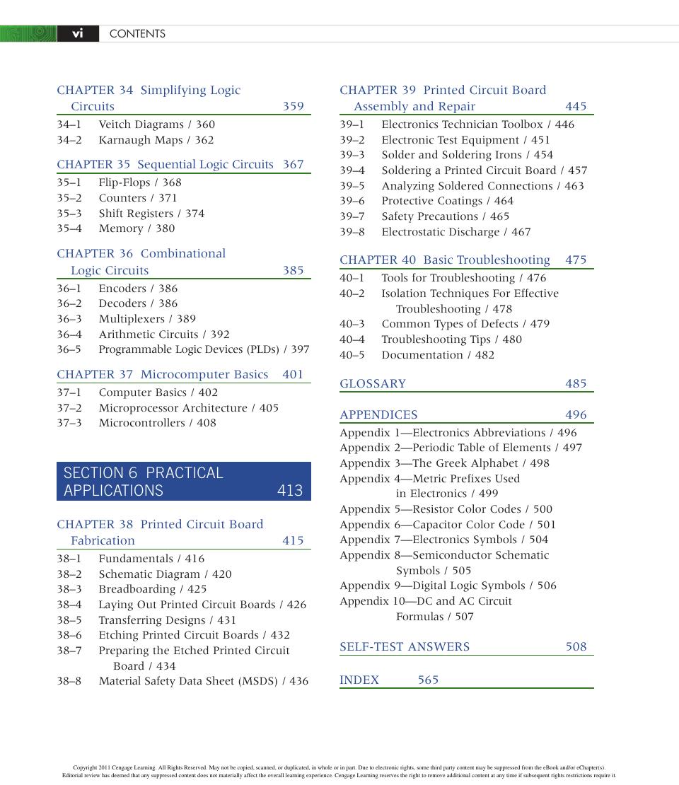 Preview page 8 of Introduction to Electronics 6th Edition By Earl Gates