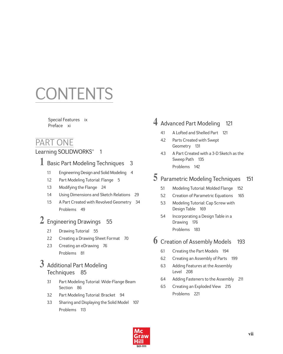 Preview page 6 of Introduction to Solid Modeling Using SolidWorks 2025, 2025 Evergreen Release By William Howard, Joseph Musto