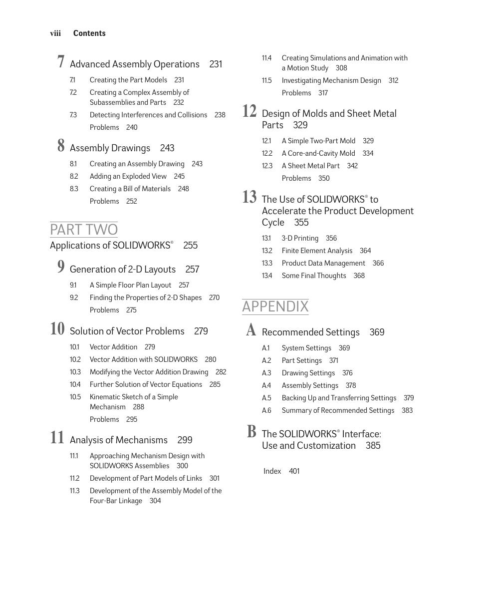 Preview page 7 of Introduction to Solid Modeling Using SolidWorks 2025, 2025 Evergreen Release By William Howard, Joseph Musto
