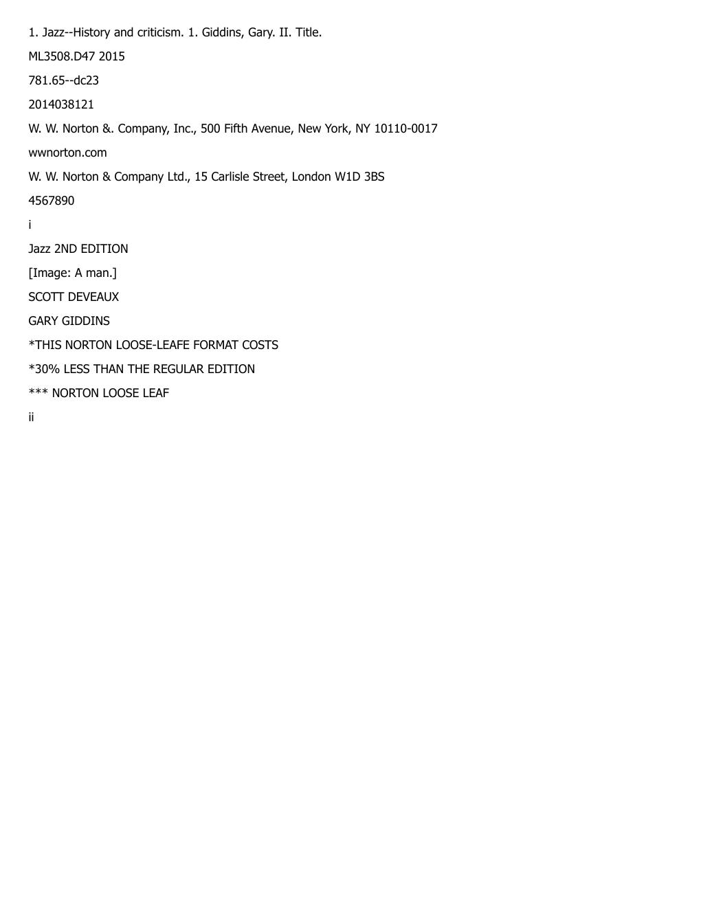 Preview page 4 of Jazz 2nd Edition By Scott DeVeaux, Gary Giddins