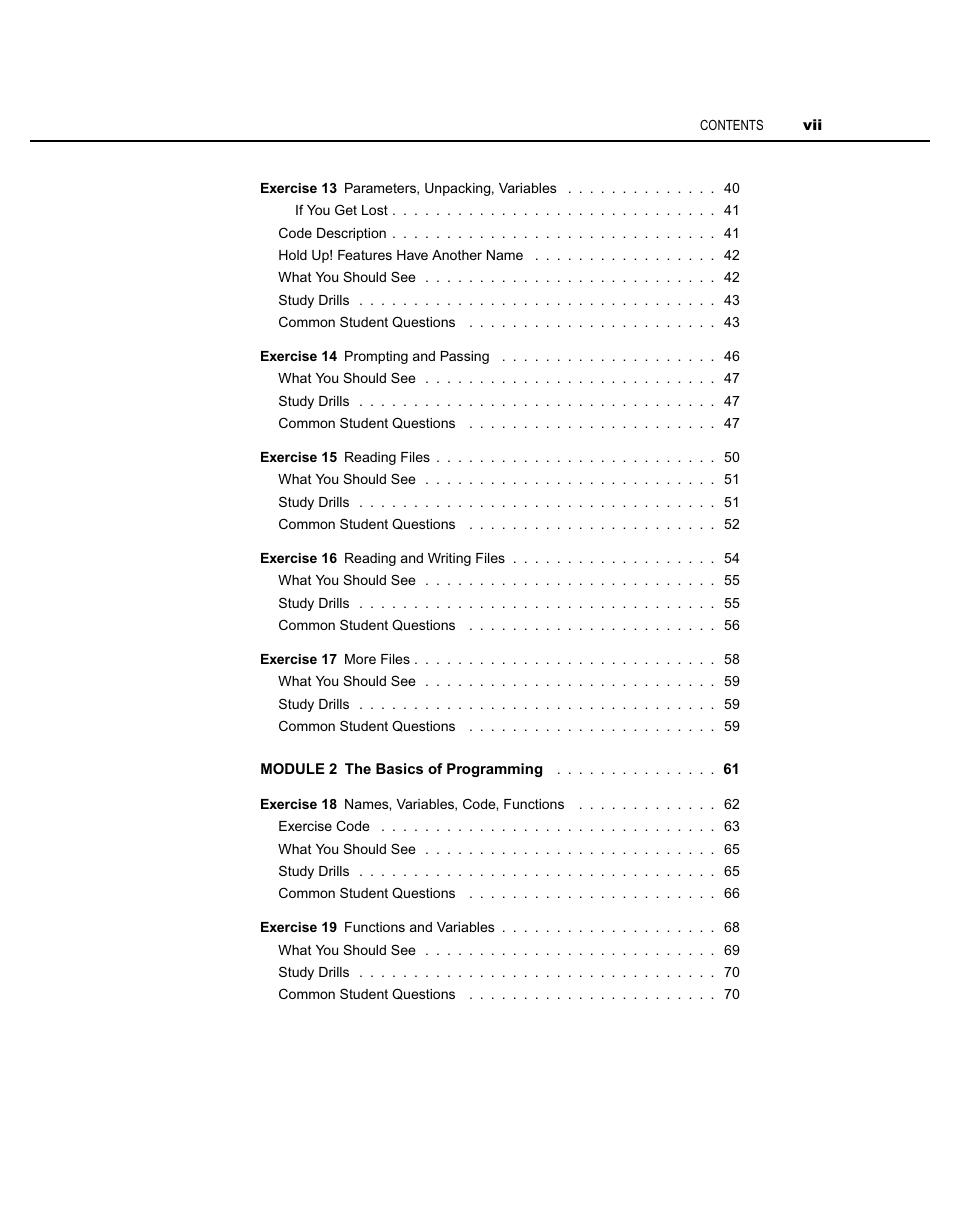 Preview page 7 of Learn Python the Hard Way 5th Edition By Zed Shaw