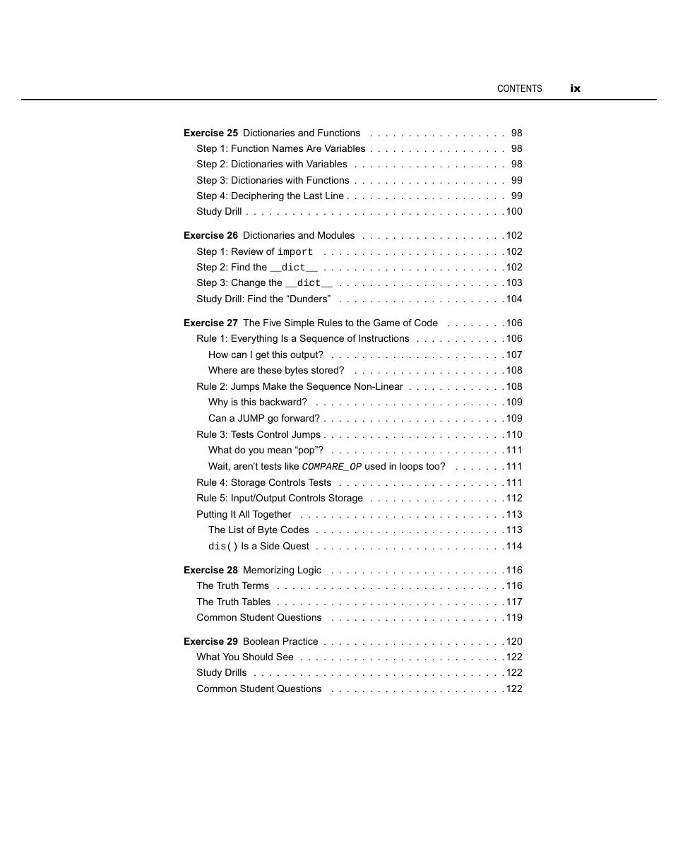 Preview page 9 of Learn Python the Hard Way 5th Edition By Zed Shaw