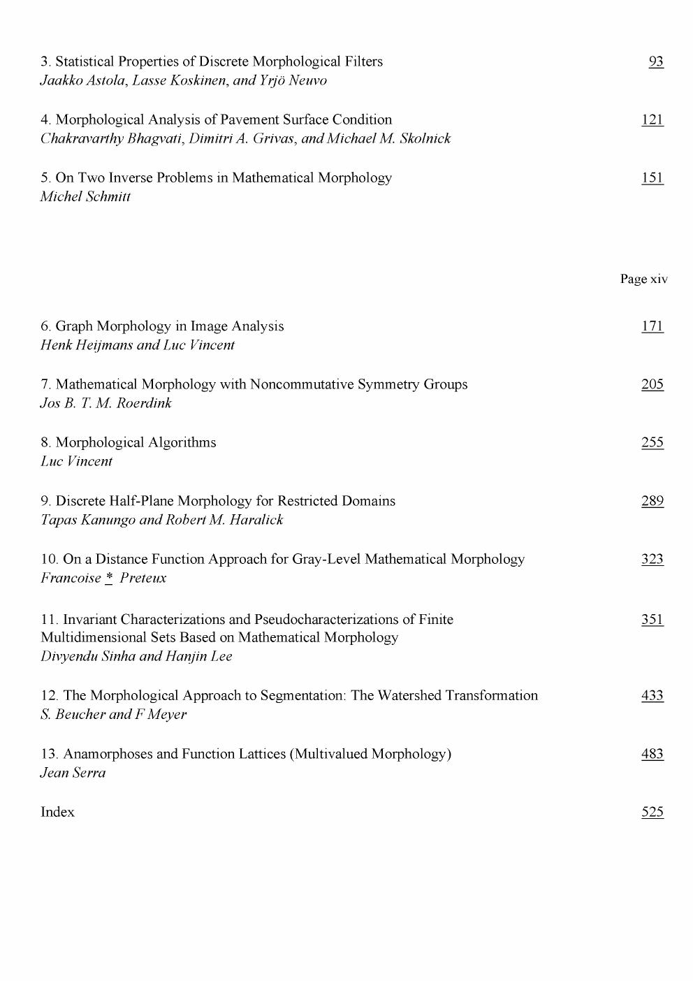 Preview page 10 of Mathematical Morphology in Image Processing 1st Edition By Edward Dougherty