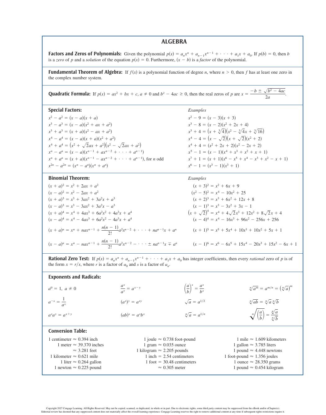 Preview page 7 of Precalculus with Limits 6th Edition By Ron Larson