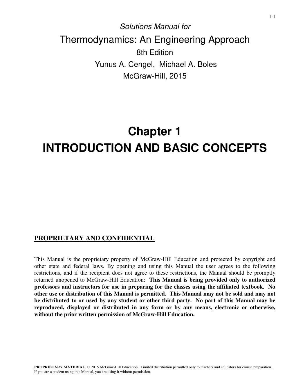 Preview page 2 of Thermodynamics An Engineering Approach 8th Edition By Michael Boles, Yunus Cengel