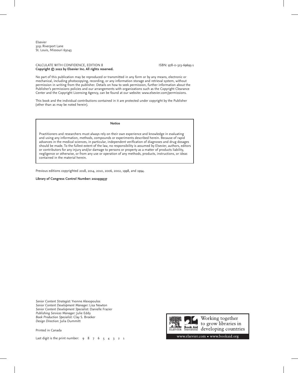 Preview page 4 of Calculate with Confidence 8th Editio By Deborah Morris