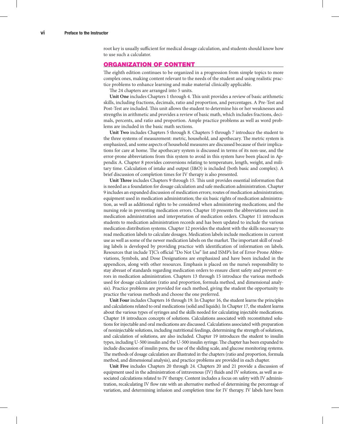 Preview page 8 of Calculate with Confidence 8th Editio By Deborah Morris
