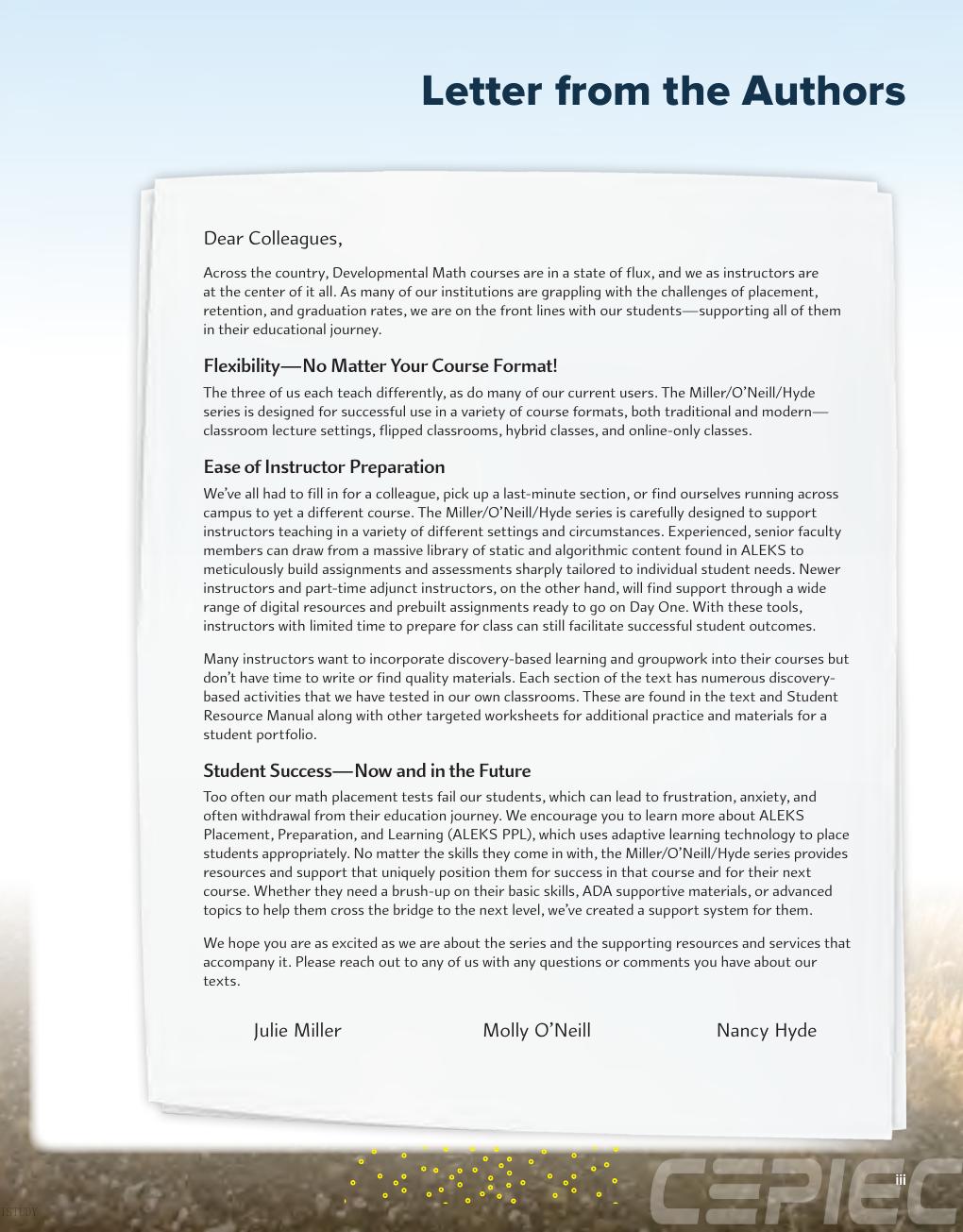 Preview page 4 of Developmental Mathematics Prealgebra, Beginning Algebra, & Intermediate Algebra 2nd Edition By Julie Miller