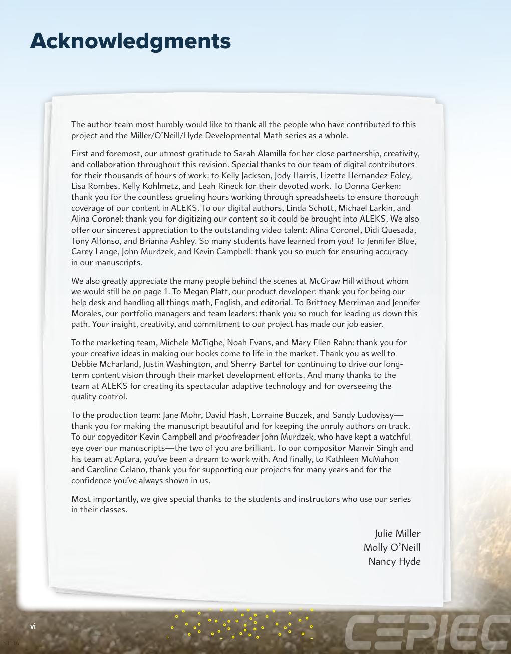 Preview page 7 of Developmental Mathematics Prealgebra, Beginning Algebra, & Intermediate Algebra 2nd Edition By Julie Miller