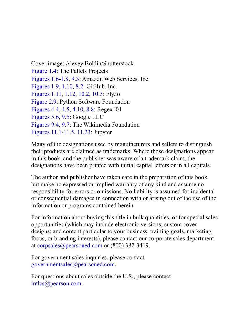 Preview page 8 of Learn Enough Python to Be Dangerous Software Development, Flask Web Apps, and Beginning Data Science with Python 1st Edi