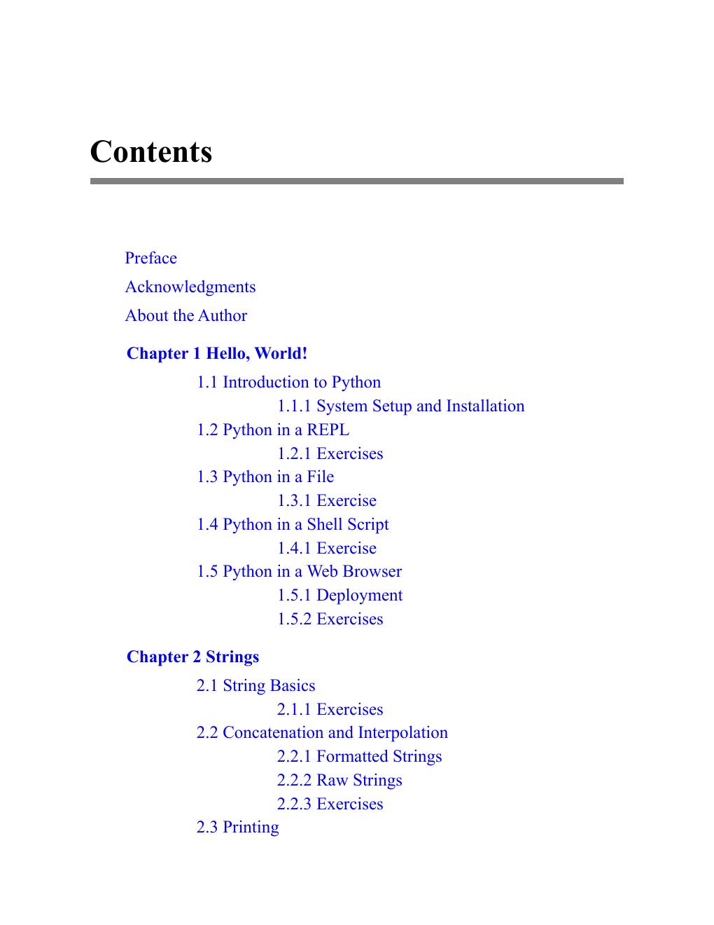 Preview page 10 of Learn Enough Python to Be Dangerous Software Development, Flask Web Apps, and Beginning Data Science with Python 1st Edi