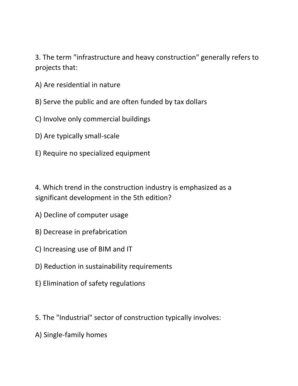 Preview page 2 of Instructor's manual for construction project management, 5th edition (gould & joyce, 2022)