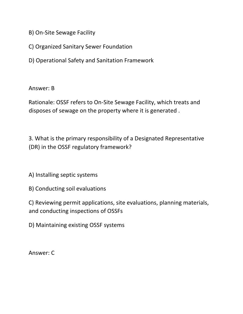 Preview page 2 of Texas ossf designated representative exam prep 2026