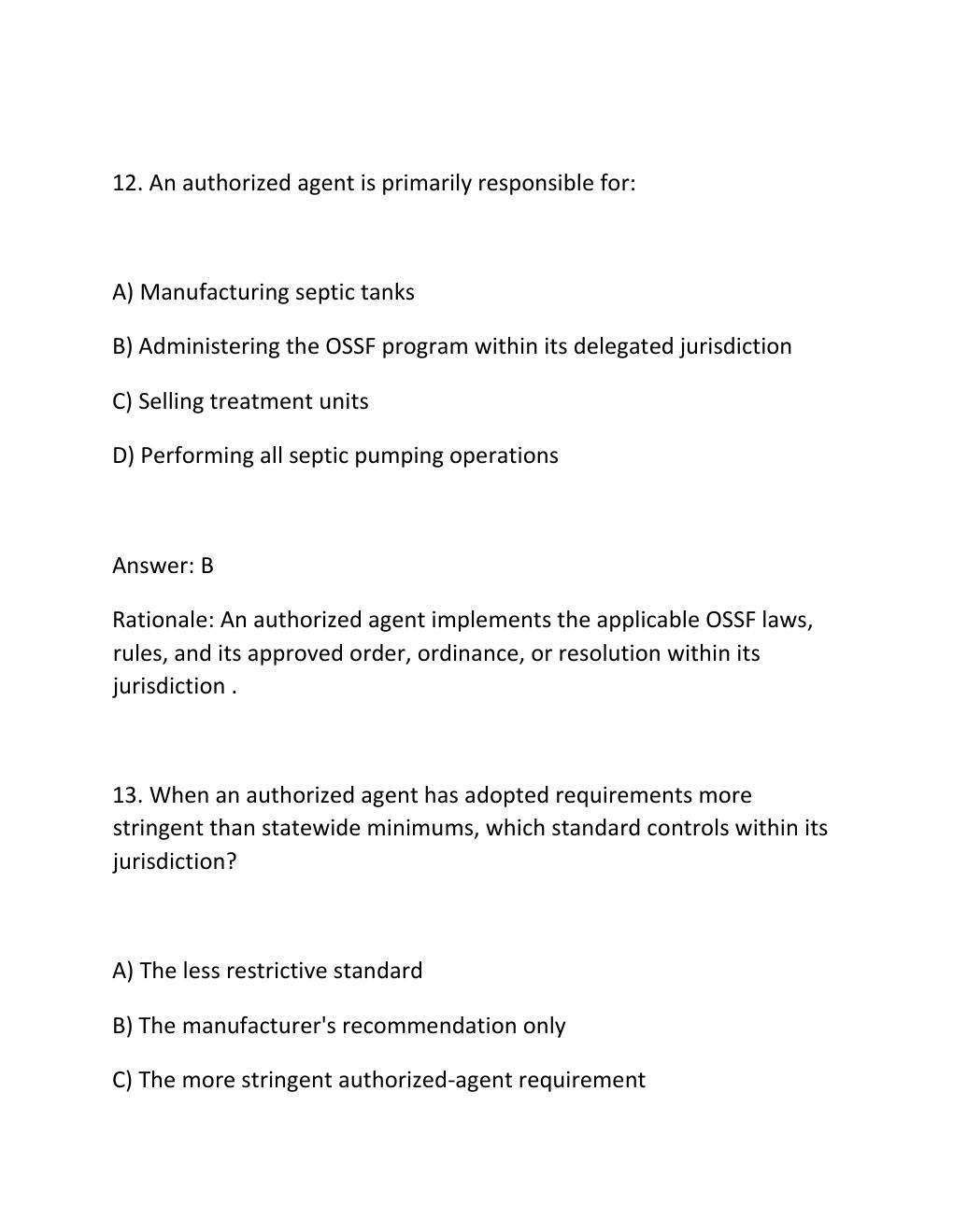 Preview page 8 of Texas ossf designated representative exam prep 2026