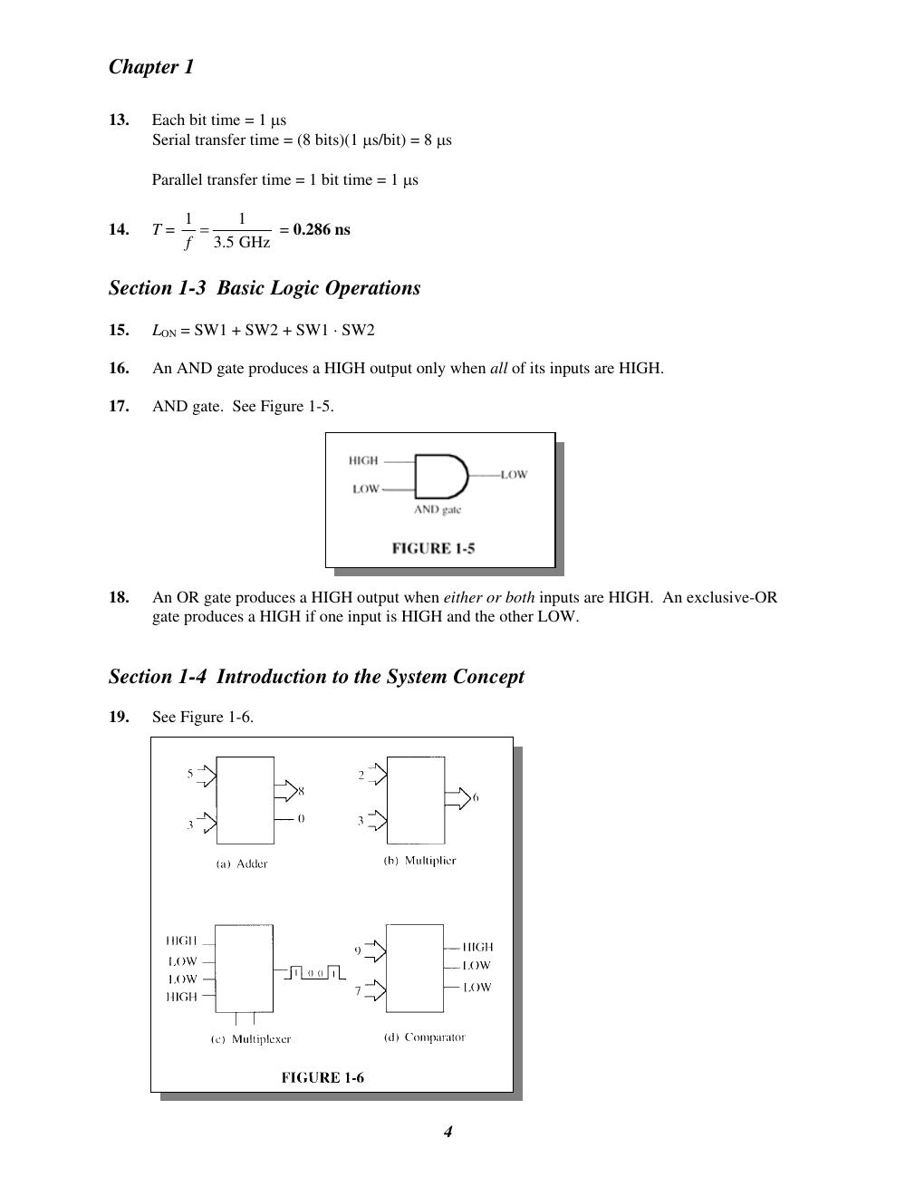 Preview page 8 of Solution Manual For Digital Fundamentals Tenth Edition By Thomas L. Floyd