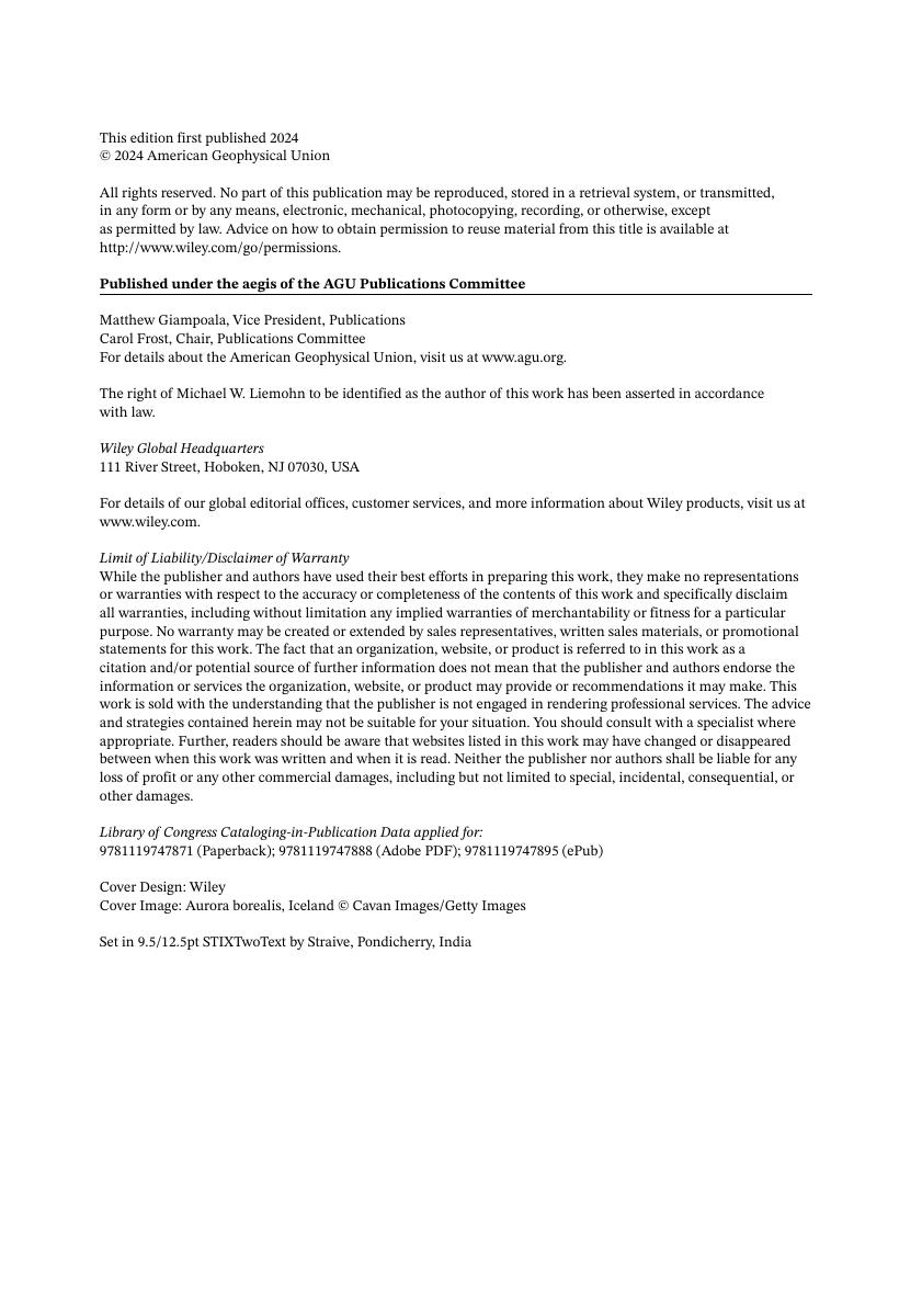 Preview page 6 of Data Analysis for the Geosciences Essentials of Uncertainty Comparison and Visualization 1st Edition By Michael Liemohn