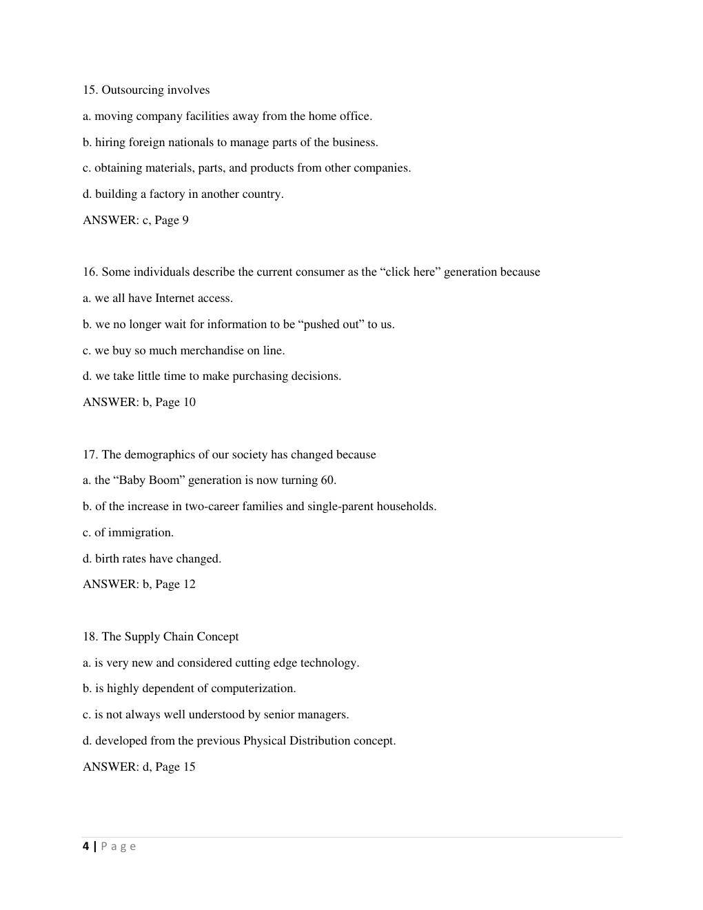 Preview page 4 of Solution Manual for Supply Chain Management: A Logistics Perspective 11th Edition by C. Langley, Robert Novack, Brian Gi