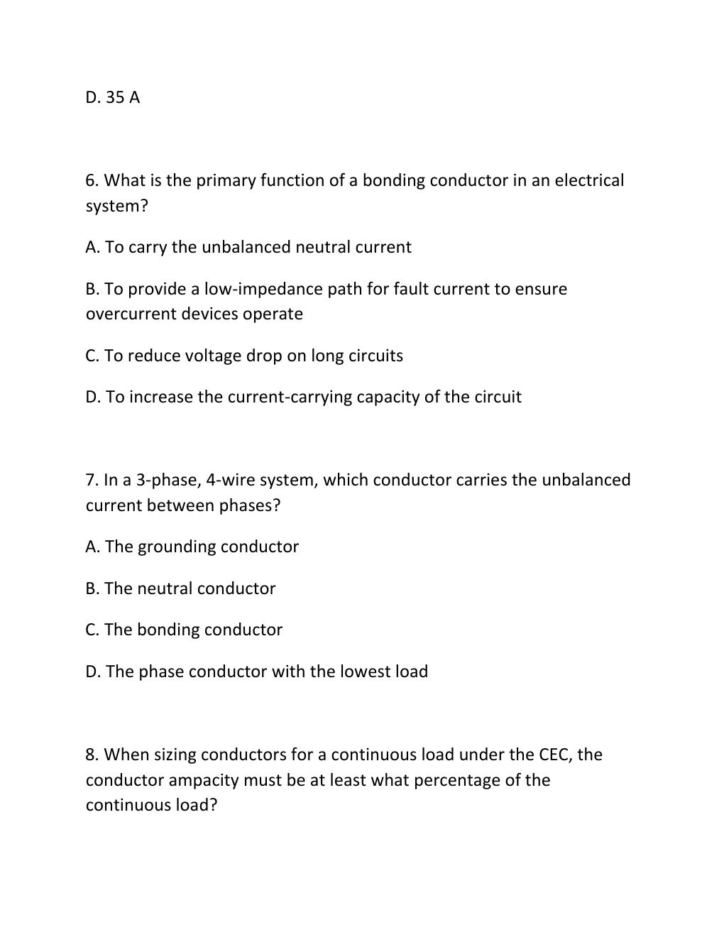 Preview page 3 of Alberta master electrician certification exam actual 2026-2027 high yield practice questions