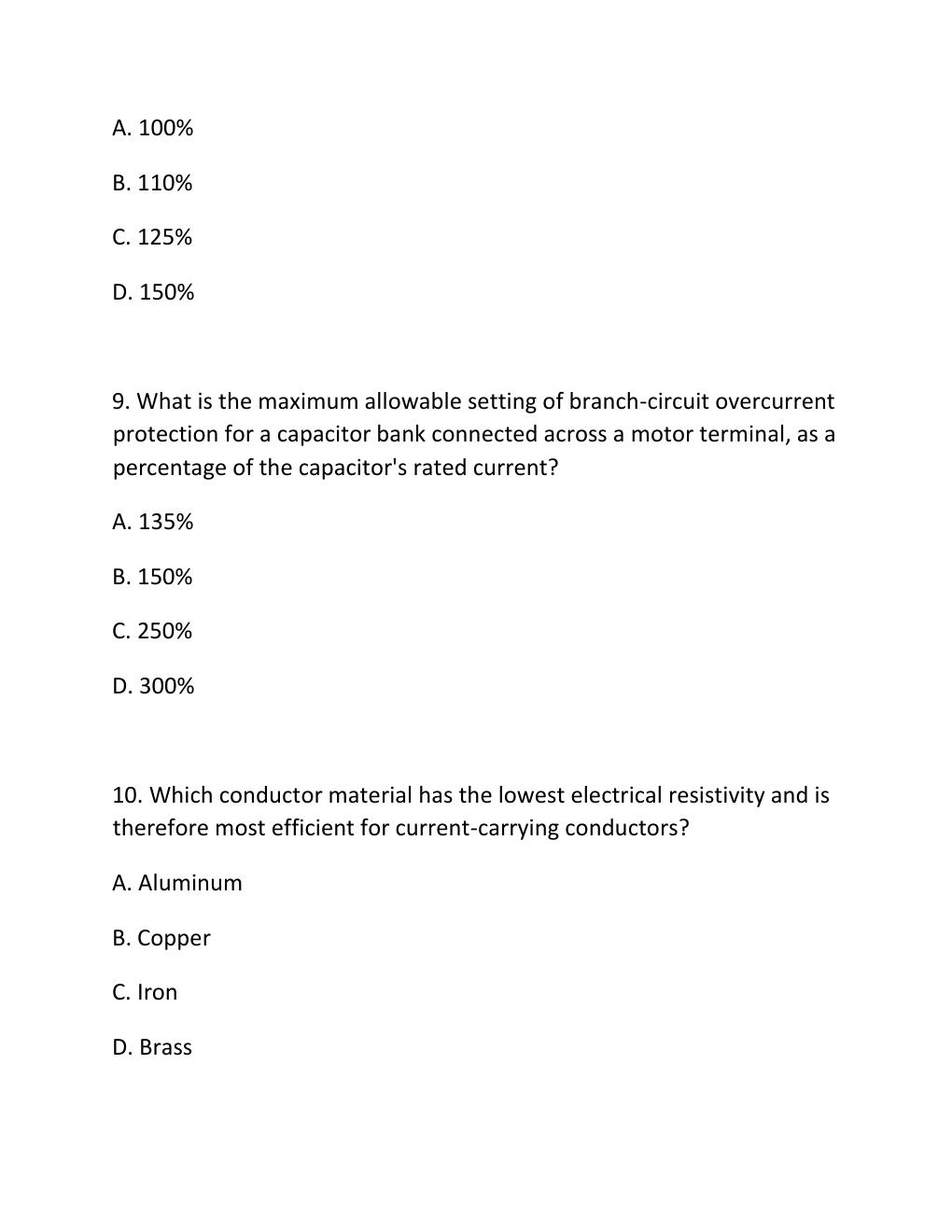 Preview page 4 of Alberta master electrician certification exam actual 2026-2027 high yield practice questions