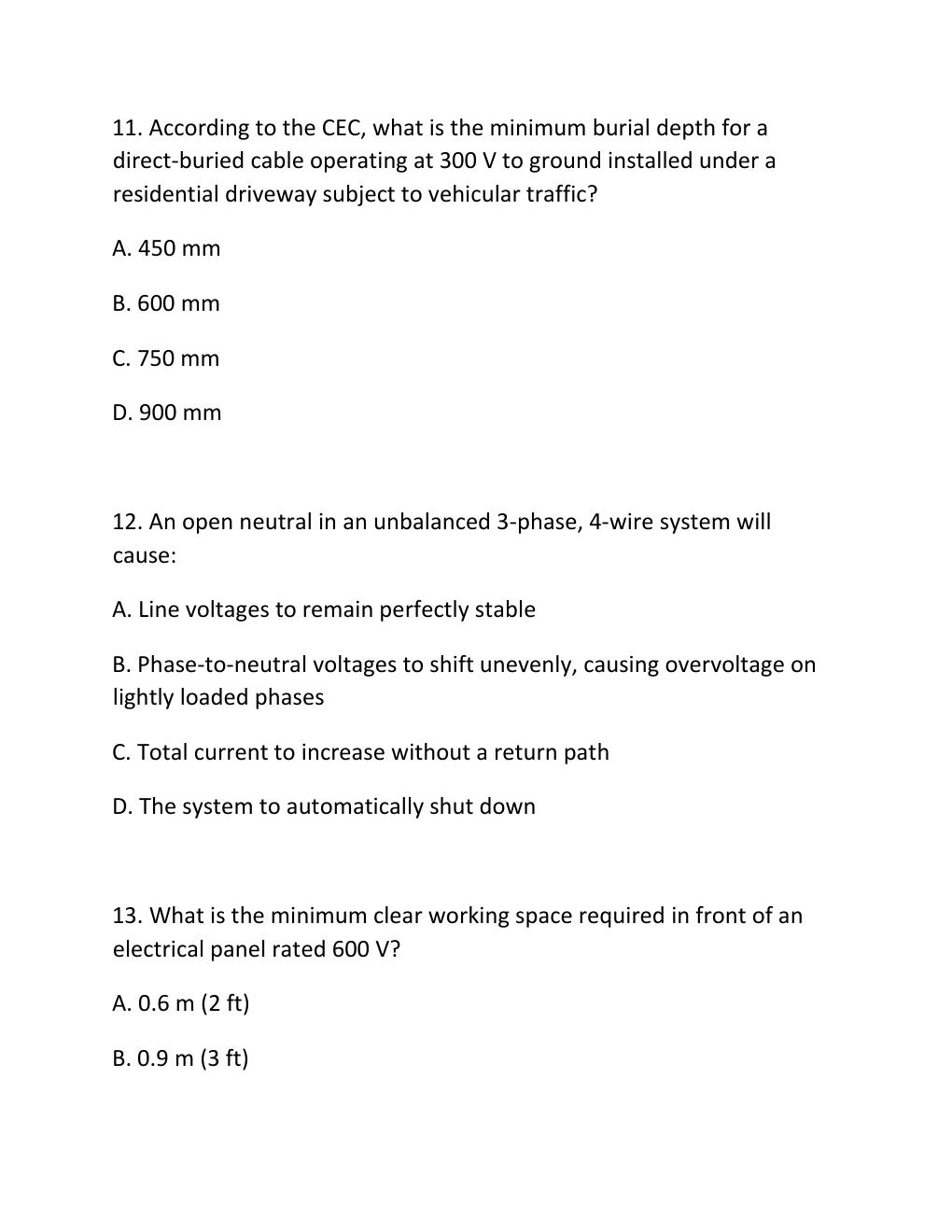 Preview page 5 of Alberta master electrician certification exam actual 2026-2027 high yield practice questions