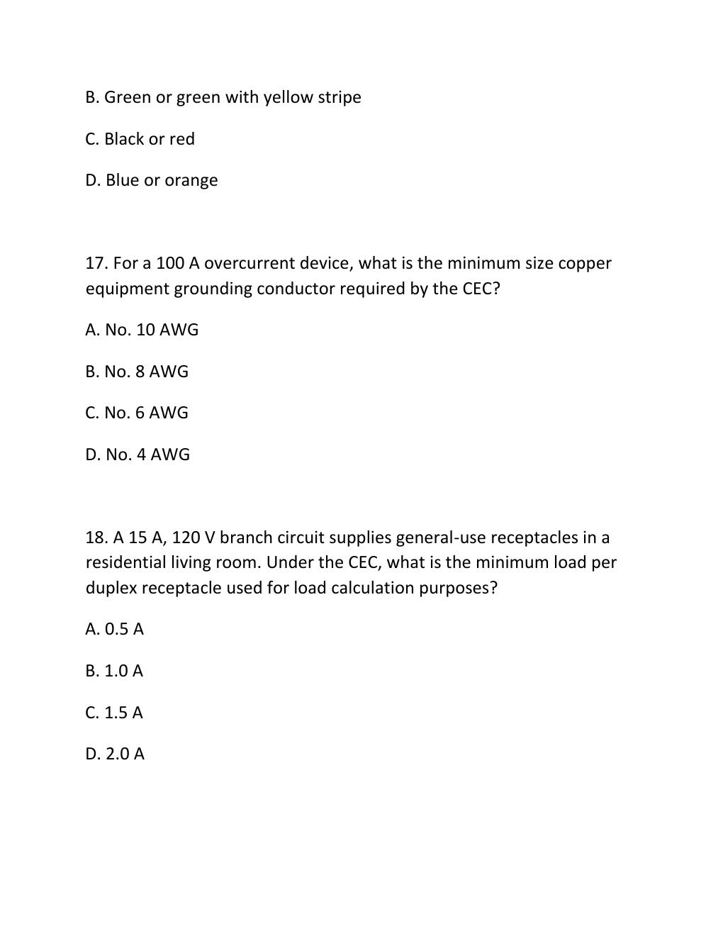 Preview page 7 of Alberta master electrician certification exam actual 2026-2027 high yield practice questions
