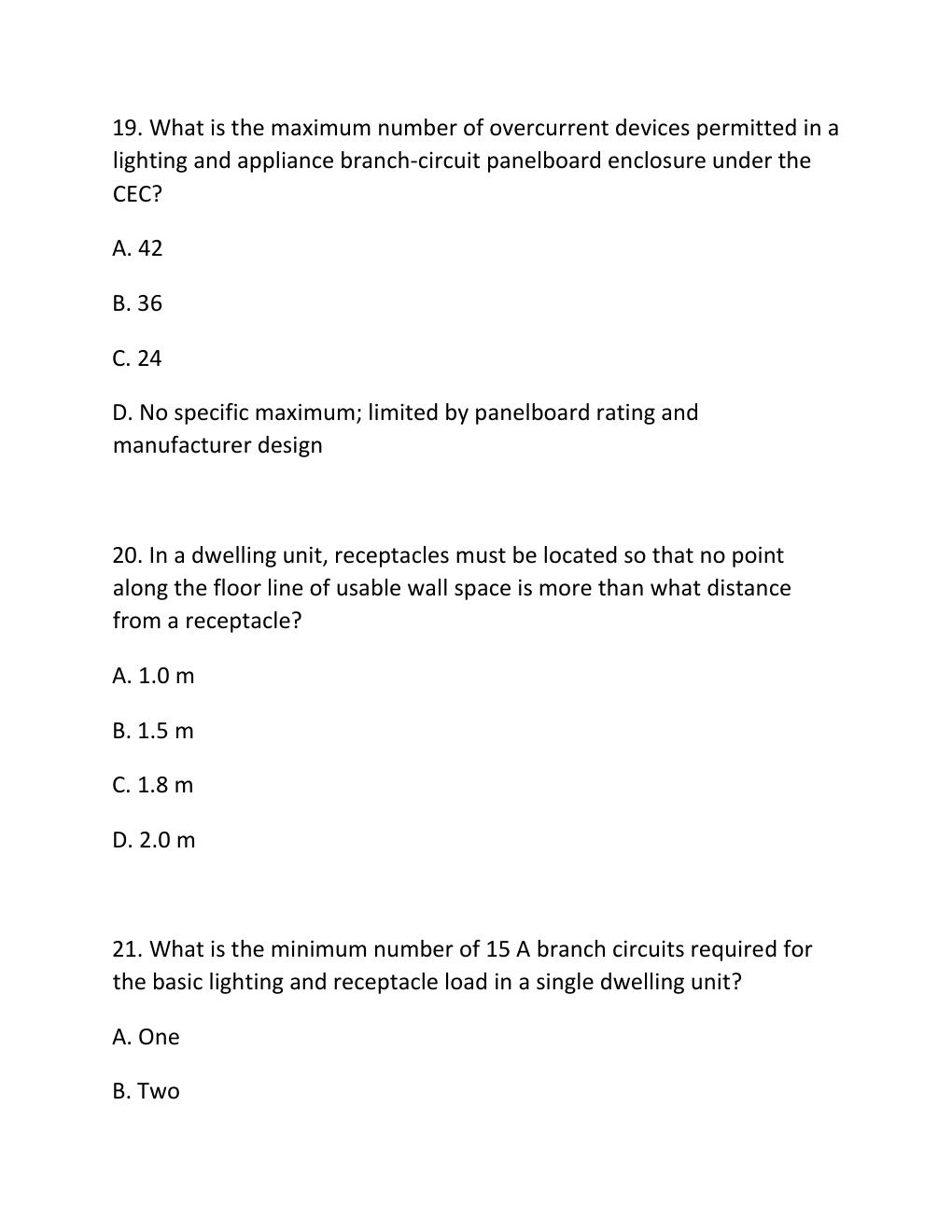 Preview page 8 of Alberta master electrician certification exam actual 2026-2027 high yield practice questions