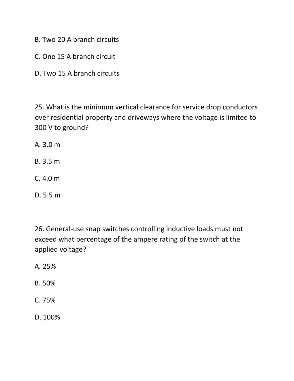 Preview page 10 of Alberta master electrician certification exam actual 2026-2027 high yield practice questions
