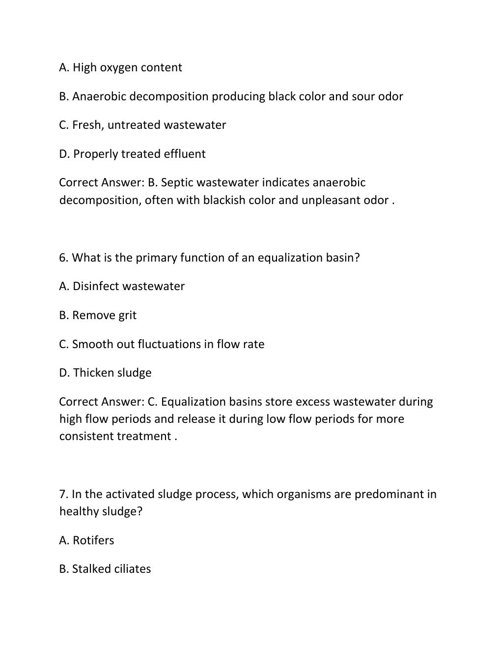 Preview page 3 of Tceq wastewater class d license prep actual exam 2026
