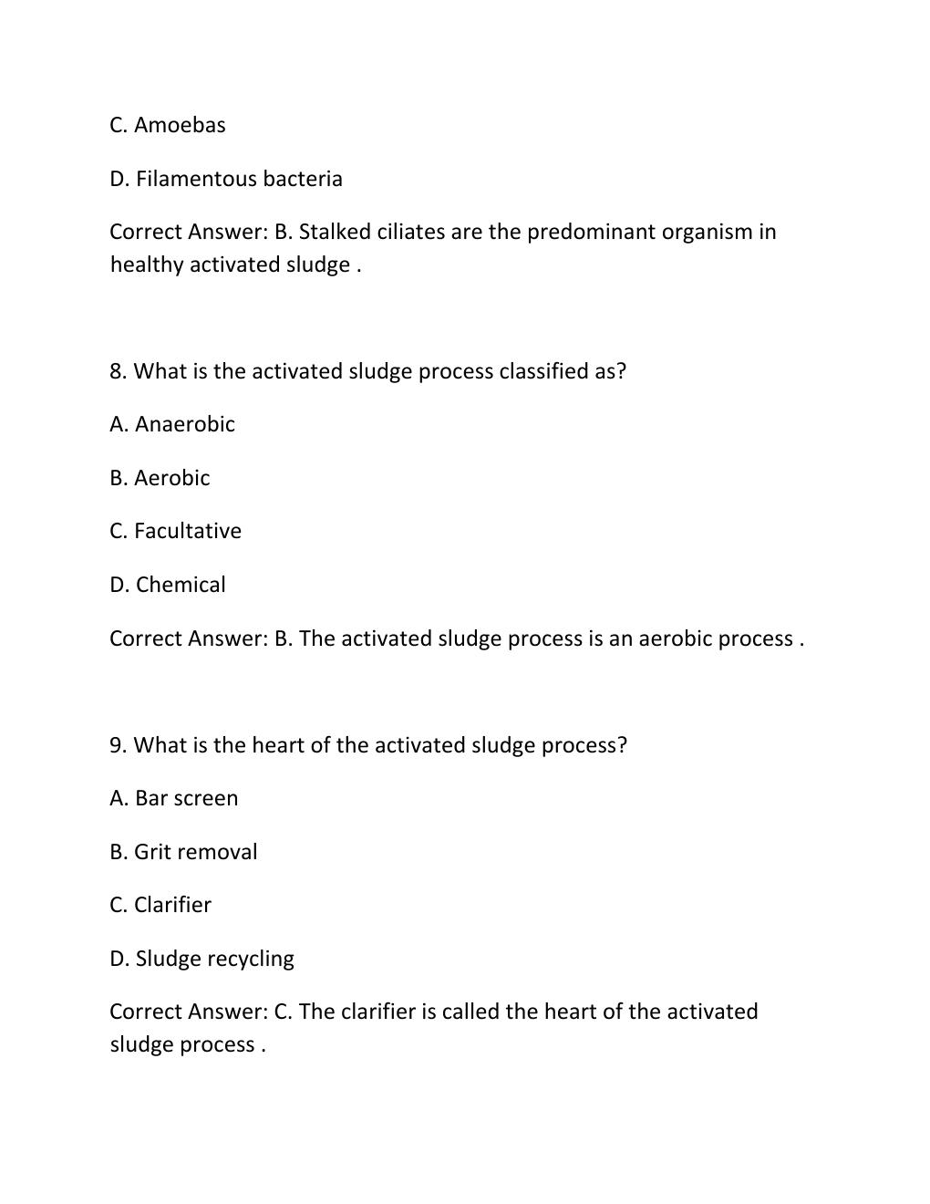 Preview page 4 of Tceq wastewater class d license prep actual exam 2026