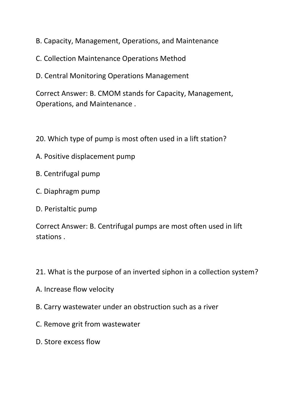 Preview page 9 of Tceq wastewater class d license prep actual exam 2026