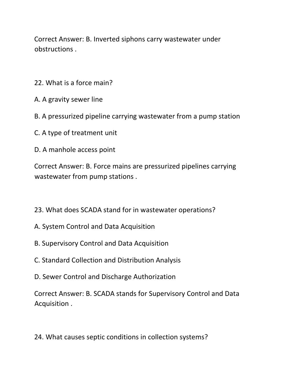 Preview page 10 of Tceq wastewater class d license prep actual exam 2026