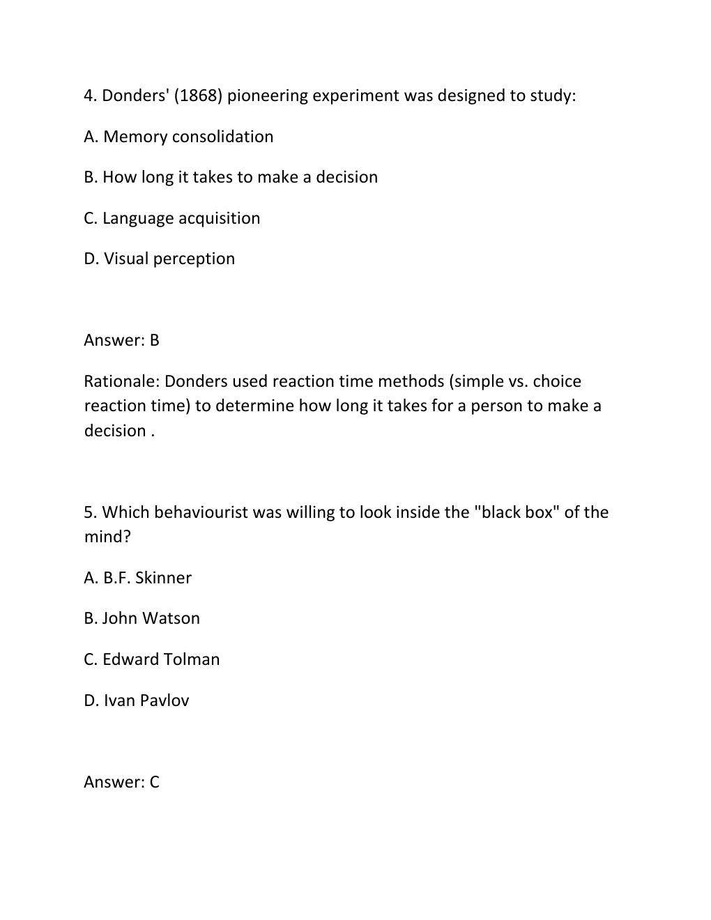 Preview page 3 of Pyc3703 exam pack past papers questions and answers