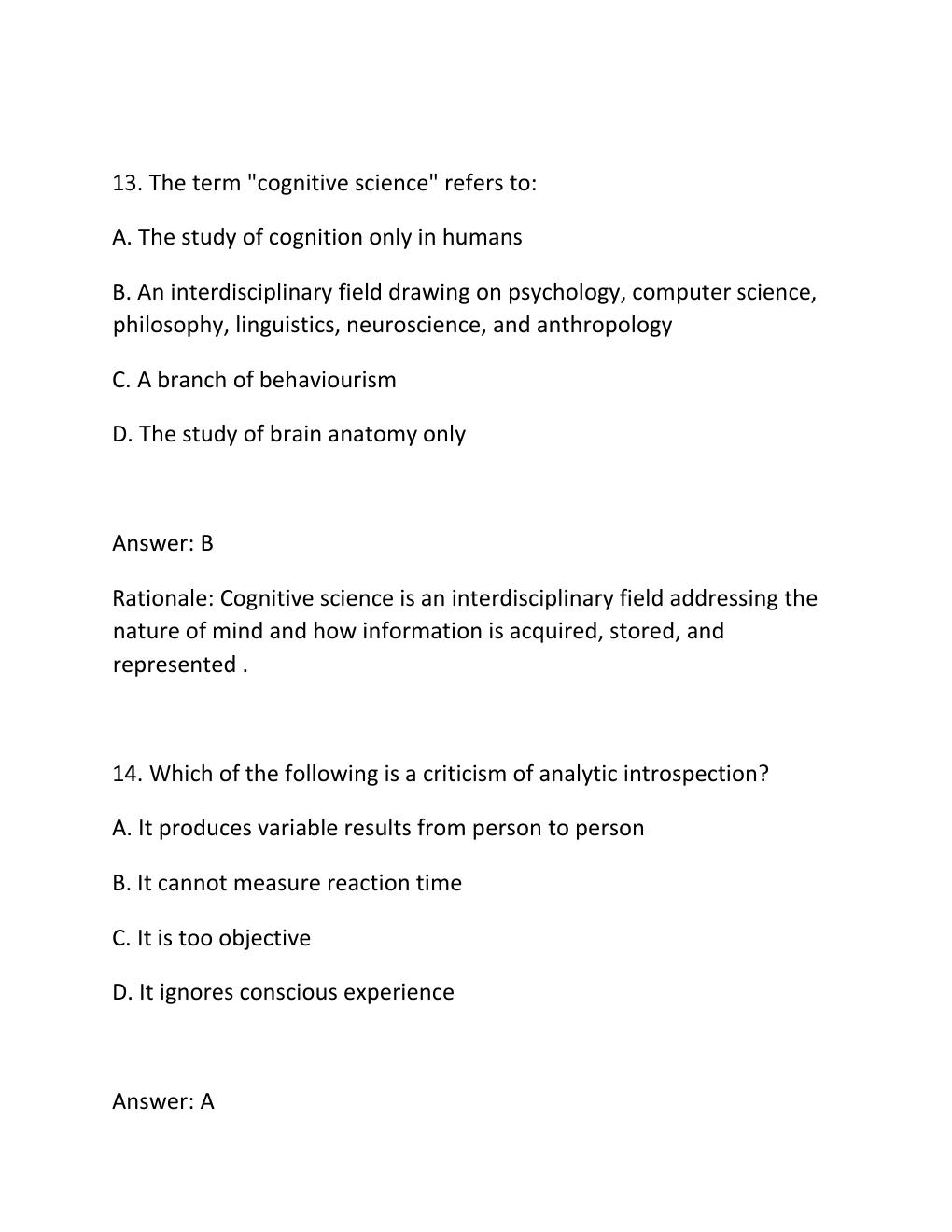 Preview page 8 of Pyc3703 exam pack past papers questions and answers