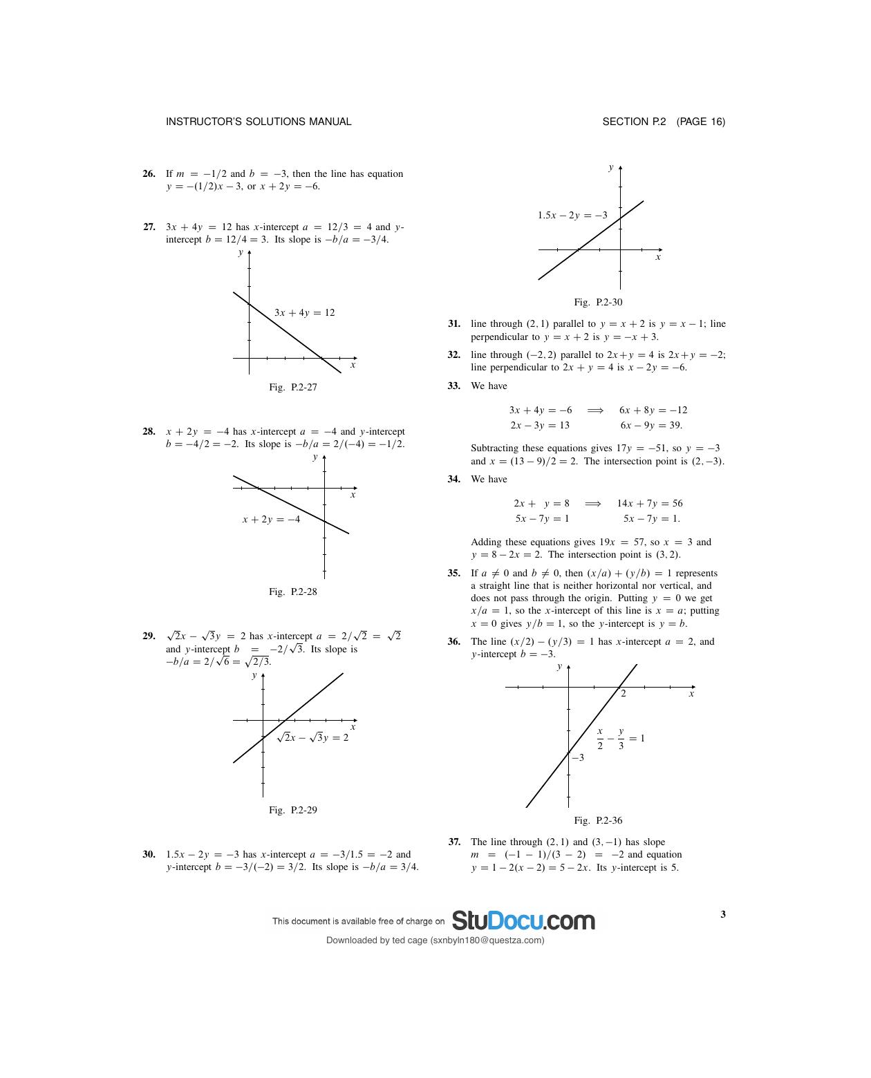 Preview page 6 of INSTRUCTOR’S SOLUTIONS MANUAL Calculus Ninth Edition Robert A. Adams, Christopher Essex