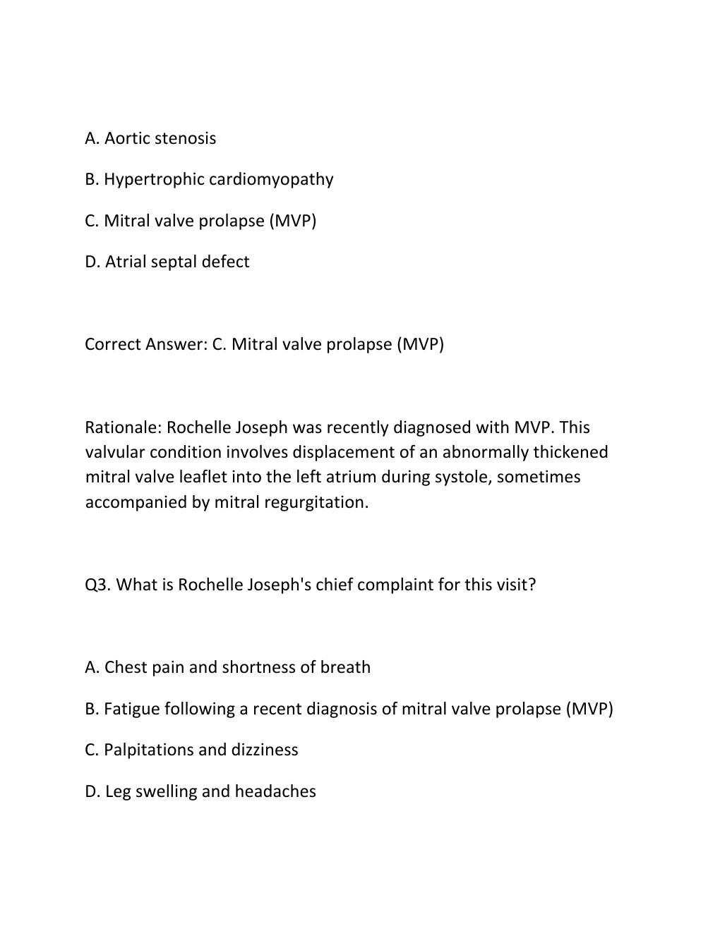 Preview page 2 of sHADOW HEALTH CARDIOVASCULAR ASSESSMENT ROCHELLE JOSEPH