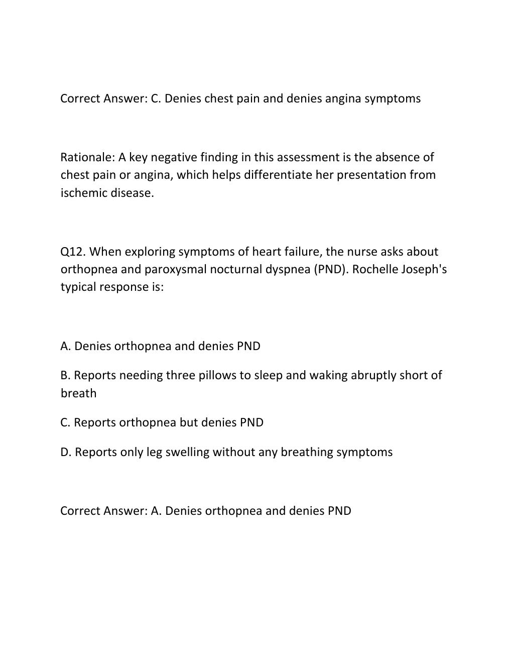 Preview page 9 of sHADOW HEALTH CARDIOVASCULAR ASSESSMENT ROCHELLE JOSEPH