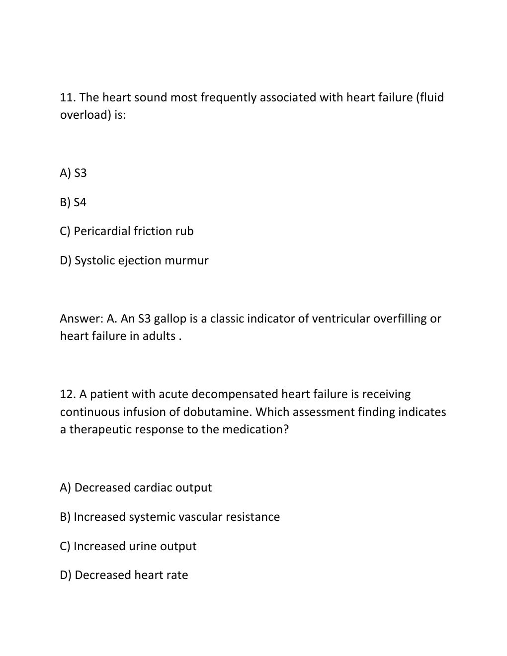 Preview page 7 of PCCN (Progressive Care Certified Nurse) Final Exam Practice