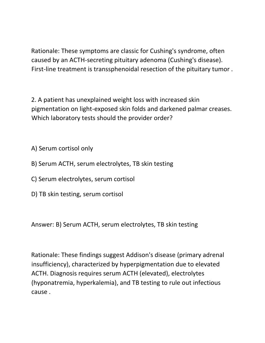 Preview page 5 of NUR 654 Midterm Exam Complete Practice  Questions with Verified Answers