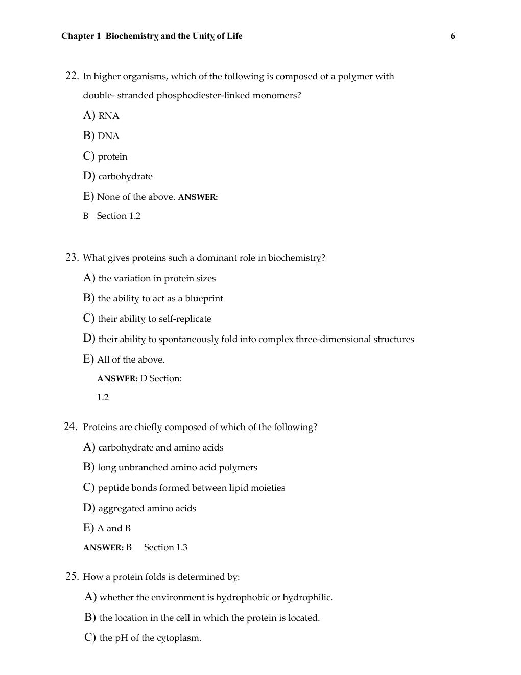 Preview page 10 of BIOCHEMISTRYASHORTCOURSE4 TH Edition By John Tymoczko