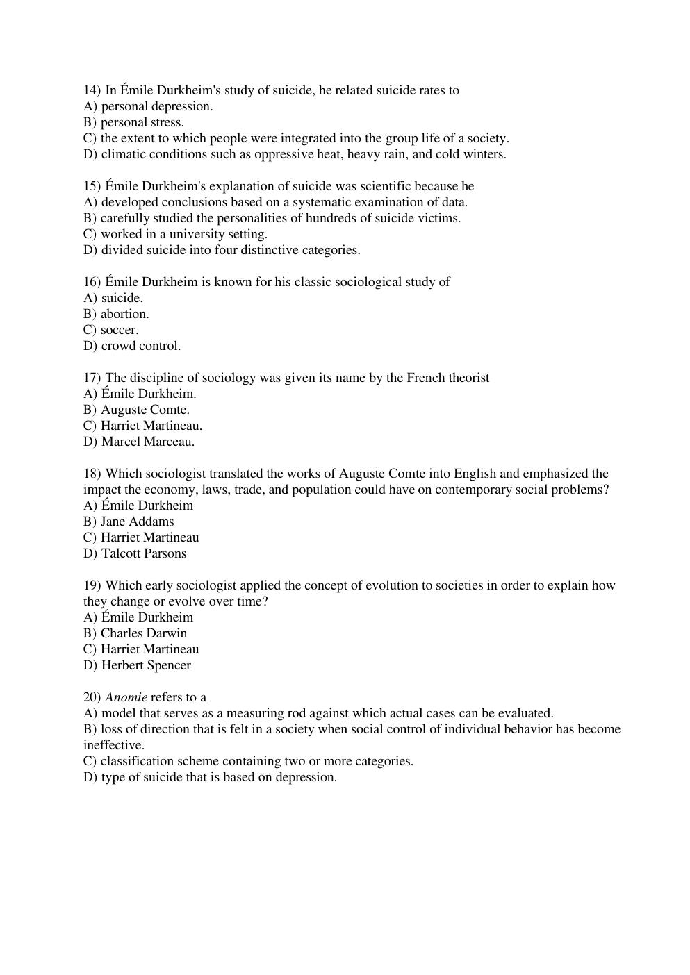 Preview page 3 of Sociology in Modules 6 th ed by Schaefer Test Bank