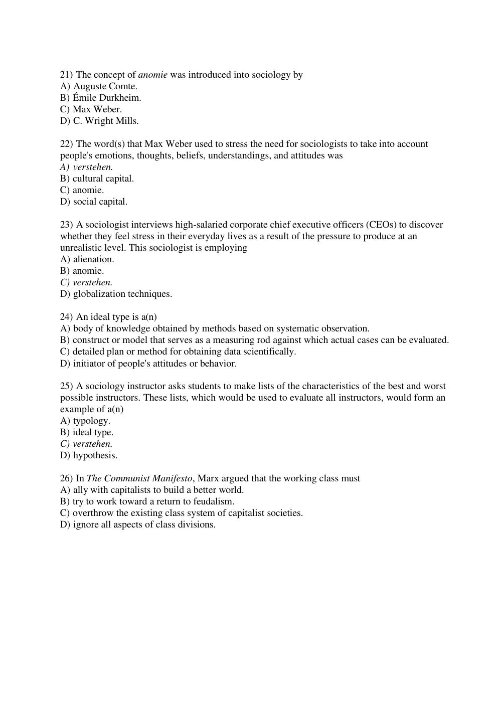 Preview page 4 of Sociology in Modules 6 th ed by Schaefer Test Bank