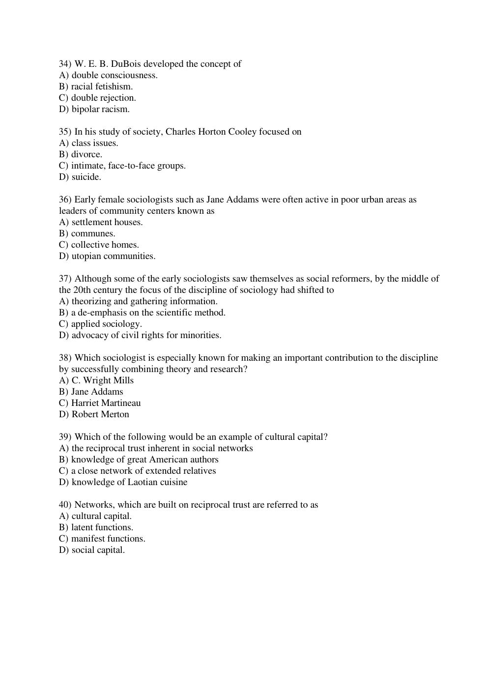 Preview page 6 of Sociology in Modules 6 th ed by Schaefer Test Bank